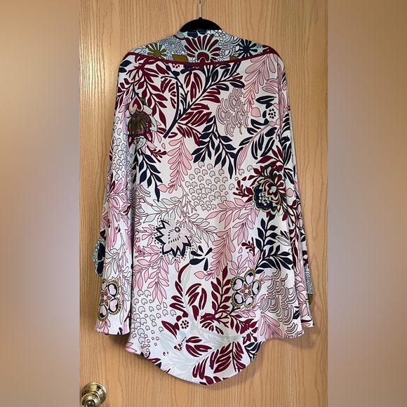 Anthropologie | One Size | Cocoon Kimono Festival Beach Floral Print Resort Wear - Picture 2 of 7